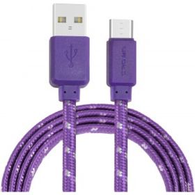 Кабель CROWN USB - microUSB CMCU-3052M violet CM000002116 (артикул 16213661) – фото 1