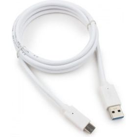 Кабель USB Cablexpert USB3.0 AM/USB Type-C, 1.8м, белый, пакет CCP-USB3-AMCM-6-W (артикул 16205408) – фото 1