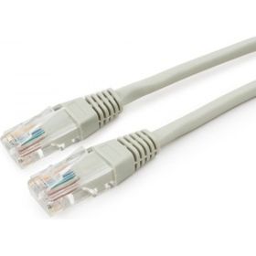 Медный патч-корд Cablexpert UTP PP10-0.25M кат.5e, 0.25м, литой, многожильный серый PP10-0.25M (артикул 15933268) – фото 1