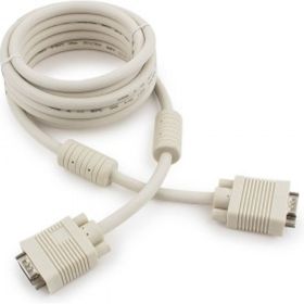 Кабель VGA Premium Cablexpert, 15M/15M, 3.0м, двойная экранировка, ферритовые кольца, пакет CC-PPVGA-10 (артикул 16205293) – фото 1