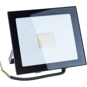Светодиодный прожектор SAFFIT SFL90-50 2835SMD, 50W 4000K AC220V/50Hz IP65, черный в компактном корпусе 55077 (артикул 15690205) – фото 1
