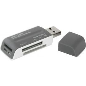 Универсальный картридер Defender Ultra Swift USB 2.0, 4 слота 83260 (артикул 16125397) – фото 1