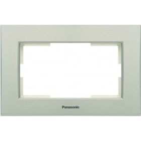 Рамка Panasonic Karre Plus 54786 для 2-й розетки бронза WKTF0809-2BR-RES (артикул 16154739) – фото 1