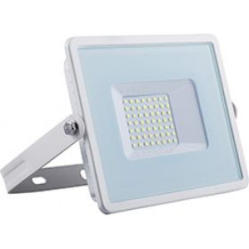 Светодиодный прожектор 2835 SMD 50W 6400K IP65 AC220V/50Hz, белый с матовым стеклом 167*198*28мм FERON LL-921 29498 (артикул 15643618) – фото 1