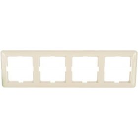 Четырехместная рамка, белая Schneider ELectric СП W59 KD-4-18 (артикул 15170932) – фото 1