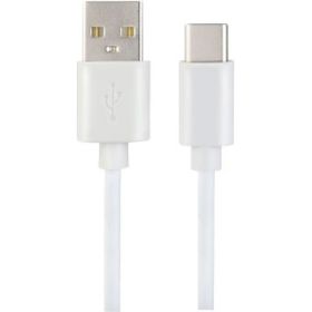 Кабель PERFEO USB2.0 A вилка - USB Type-C вилка белый длина 1 м. бокс U4704 30&nbsp;013&nbsp;255 (артикул 16088712) – фото 1