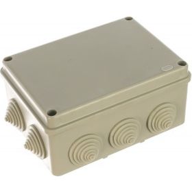 Распаячная коробка с крышкой ОП 150х110х70мм, IP55, 10 гермовводов TDM SQ1401-1242 (артикул 15516422) – фото 1
