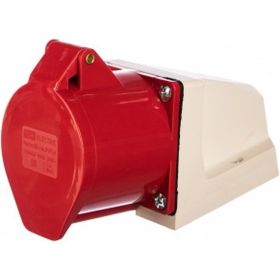 Стационарная розетка 125 TDM 3Р+РЕ+N 32А 380В IP44 SQ0602-0006 (артикул 15499609) – фото 1