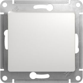 Механизм переключателя Schneider Electric 1-клавишный GLOSSA белый SchE GSL000161 (артикул 15425515) – фото 1
