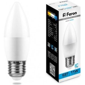 Светодиодная лампа FERON 11W 230V E27 6400K, LB-770 25945 (артикул 15928883) – фото 1