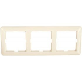 Трехместная рамка, белая Schneider ELectric СП W59 KD-3-18 (артикул 15170931) – фото 1