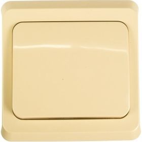 Переключатель Schneider Electric 1-клавишный СП Этюд 10А кремовый SchE BC10-004K (артикул 15170204) – фото 1