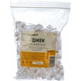 Джек RJ-45 8P8C CAT 5e PROCONNECT 05-1021-6 (артикул 15642113) – фото 1
