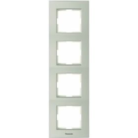 Рамка Panasonic Karre Plus 54783 4м вертикальная бронза WKTF0814-2BR-RES (артикул 16154601) – фото 1