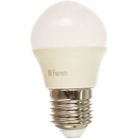Светодиодная лампа - шарик E27 7W 4000K FERON LB-95 25482 (артикул 15608075) – фото 1