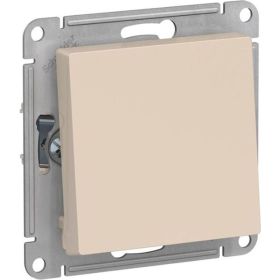 1-клавишный переключатель Schneider Electric AtlasDesign Бежевый сх.6, 10АХ ATN000261 (артикул 16794649) – фото 1