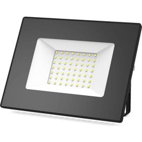 Светодиодный прожектор Gauss Elementary 50W 4475lm IP65 4000К черный 1/10 613100250 (артикул 16436792) – фото 1