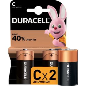 Элемент питания Duracell LR14-2BL 2шт Б0014054 (артикул 15640018) – фото 1