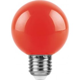 Светодиодная лампа FERON 3W 230V E27 красный, LB-371 25905 (артикул 16171589) – фото 1