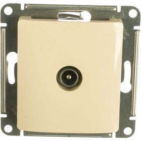 Механизм розетки TV Schneider Electric 1-м GLOSSA 1DB бежевая SchE GSL000291 (артикул 15425547) – фото 1