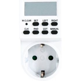 Розетка с таймером, недельная электронная, мощность 3500W/16A Feron TM24 23257 (артикул 15594328) – фото 1