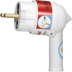Вилка Legrand 2К+З белая 50175 (артикул 16015111) – фото 1