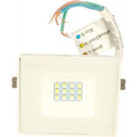 Светодиодный прожектор 2835 SMD 10W 6400K IP65 AC220V/50Hz, белый с матовым стеклом 108*115*26мм FERON LL-918 29491 (артикул 15643614) – фото 1