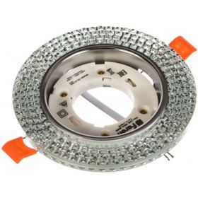 Потолочный светильник FERON 15W 230V GX53, без лампы, прозрачный, хром DL4120 40516 (артикул 16041274) – фото 1