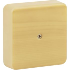 Распаячная коробка ЭРА 100х100х30 без клеммы сосна IP40 Б0031182 (артикул 15981974) – фото 1