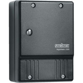 Сумеречный настенный выключатель, накладной Steinel NM 2000 IP 54 black 550318 (артикул 16045338) – фото 1