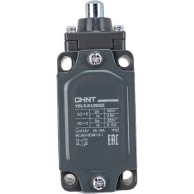 Путевой выключатель CHINT YBLX-K3/20S/Z с толкателем 439025 (артикул 22904589) – фото 1