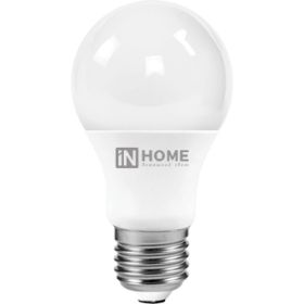 Светодиодная лампа IN HOME LED-A60-VC 15Вт 230В Е27 3000К 1350Лм 4690612020266 (артикул 15918762) – фото 1