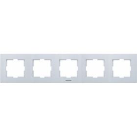 Рамка Panasonic Karre Plus 54808 5м горизонтальная серебро WKTF0805-2SL-RES (артикул 16154528) – фото 1