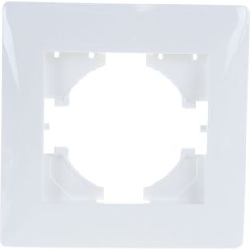 Рамка GUSI ELECTRIC Bravo 1-местная, цвет белый С1010-001 (артикул 16032888) – фото 1