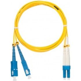 Переходной волоконно-оптический шнур NIKOMAX желтый, 1м NMF-PC2S2C2-SCU-LCU-001 (артикул 15893342) – фото 1