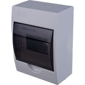 Навесной бокс ЭРА SIMPLE ЩРН-П-6 модулей, пластик IP41 Б0041522 (артикул 15981643) – фото 1