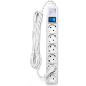 Фильтр-удлинитель Power Cube PC 5м 6р, бел. 16А/3,5кВт SPG(5+1)-16B-5М (артикул 15888996) – фото 1