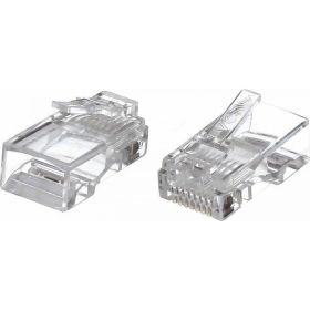 Коннекторы VCOM RJ-45 /8P8C/ для UTP кабеля, 5 категории / упаковка 100 шт./ VNA2200-1/100 (артикул 16170914) – фото 1