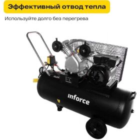 Ременной компрессор Inforce BCX-100L 04-06-31 (артикул 16073231) – фото 4