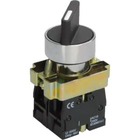 Переключатель IEK LAY5-BD25 2 положения, I-0, стандартная ручка, ИЭК BSW60-BD-2-K02 (артикул 15167293) – фото 1
