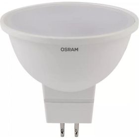 Светодиодная лампа OSRAM LED STAR MR16 5Вт GU5.3 400 Лм 6500 К Холодный белый свет 4058075480520 (артикул 18135799) – фото 1