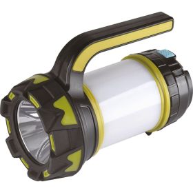 Фонарь Camelion LED5124 аккумуляторный, черный/зеленый, USB2.0, Micro USB, Powerbank, 5Вт, 4,4 А-ч, пластик, коробка 14671 (артикул 20661598) – фото 1