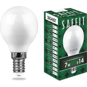 Светодиодная лампа SAFFIT 7W 230V E14 6400K, SBG4507 55123 (артикул 15928437) – фото 1