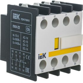 Контактная приставка IEK, ПКИ-22, ИЭК KPK10-22 (артикул 15165243) – фото 1