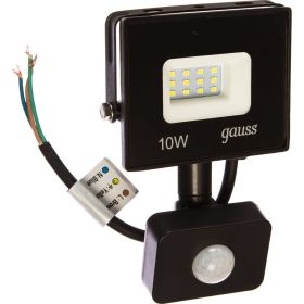 Светодиодный прожектор Gauss Elementary LED 10W 700lm IP65 6500К SQ628511310 (артикул 15910981) – фото 1