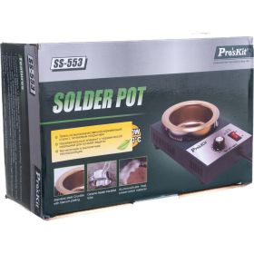 Ванна для лужения ProsKit SS-553B 80мм, глубина 40мм 250Вт С00037136 (артикул 16176929) – фото 1
