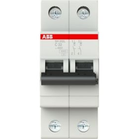 Автоматический двухполюсный выключатель ABB 32А, С, SH202L, 4.5кА 2CDS242001R0324 (артикул 16098374) – фото 1
