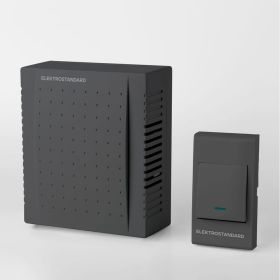 Электрический звонок Elektrostandard DBQ26M WM 1M IP44 бытовой дверной Чёрный a055432 (артикул 19539168) – фото 1