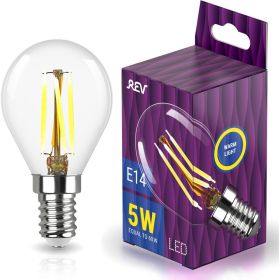Светодиодная лампа REV, LED G45 E14 5W, 2700K, теплый свет PREMIUM FILAMENT 32357 0 (артикул 15554779) – фото 1