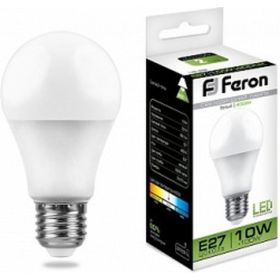 Светодиодная лампа - шар E27 10W 4000K FERON LB-92 25458 (артикул 15608065) – фото 1